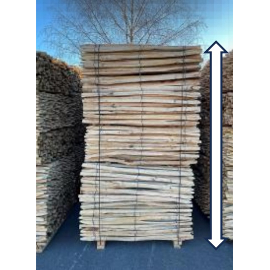Ganivelle Ch&acirc;taignier 1M20 fendu 7-8cm
