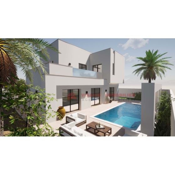 Construire villa avec piscine &agrave; Djera