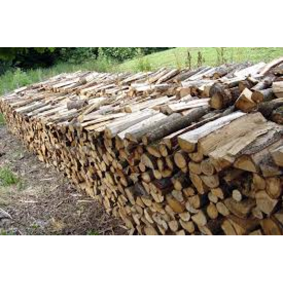 Bois de chauffage sec pr&ecirc;t &agrave; utiliser