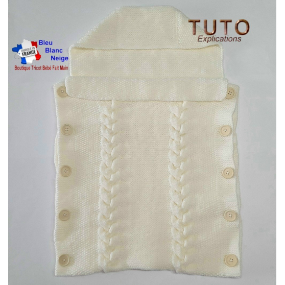 Patron &agrave; tricoter Nid d\'ange en PDF