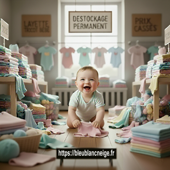 DESTOCKAGE PERMANENT LAYETTE TRICOT B&Eacute;B&Eacute;