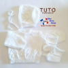 Mod&egrave;le layette &agrave; tricoter Pull b&eacute;guin