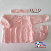 Patron &agrave; tricoter, robe, bandeau tuto